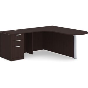 L Shaped Desk - Left Hand Bullet Return - Image 6