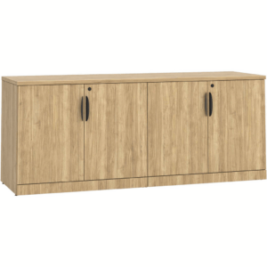 29"H Locking Double Door Storage Credenza - Image 1