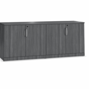 29"H Locking Double Door Storage Credenza - Image 3