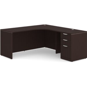 L Shaped Desk - Radius Corner - Right Hand Return - Image 5