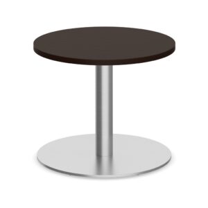 Round End Table with Round Metal Base - Image 6