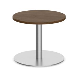Round End Table with Round Metal Base - Image 4