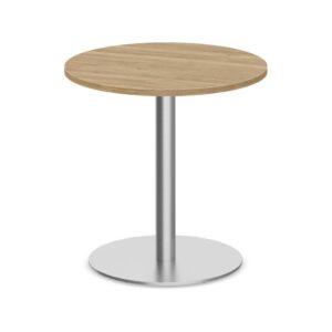 Round Meeting Table with Round Metal Base - Image 6