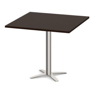 Square Meeting Table with Metal Cross Base - Image 6