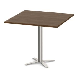 Square Meeting Table with Metal Cross Base - Image 7