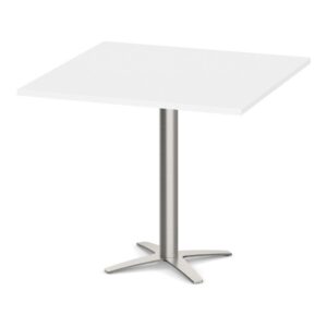Square Meeting Table with Metal Cross Base - Image 3