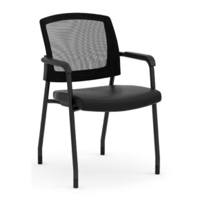 Aero Stackable Guest Chair With Arms - Image 3