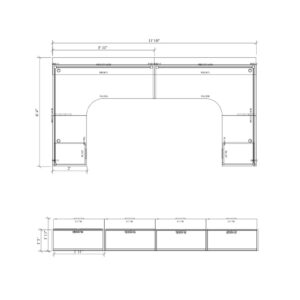 Dual Reception Desk Package C1.A - Image 3