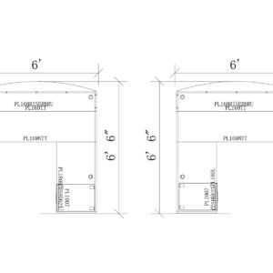 Classic Gallery Reception Desk & Return Package - B6 - Image 6