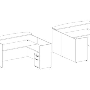 Classic Gallery Reception Desk & Return Package - B6 - Image 7