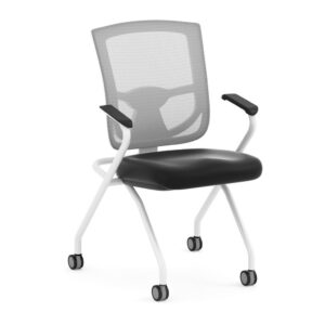 CoolMesh Pro Plus Nesting Chair - Black Antimicrobial Vinyl
