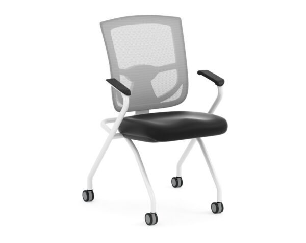 CoolMesh Pro Plus Nesting Chair - Black Antimicrobial Vinyl