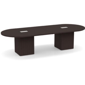 Cube Base Racetrack Boardroom Table - Image 3