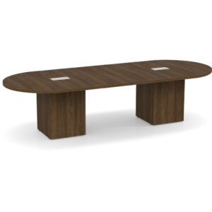Cube Base Racetrack Boardroom Table - Image 4