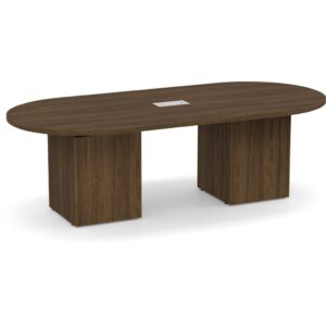 Cube Base Racetrack Boardroom Table - Image 6