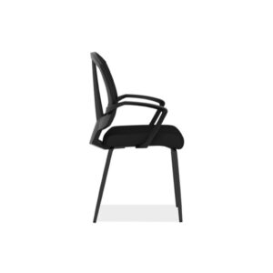 Diamond Guest Chair with Black Mesh & Fabric - Image 2