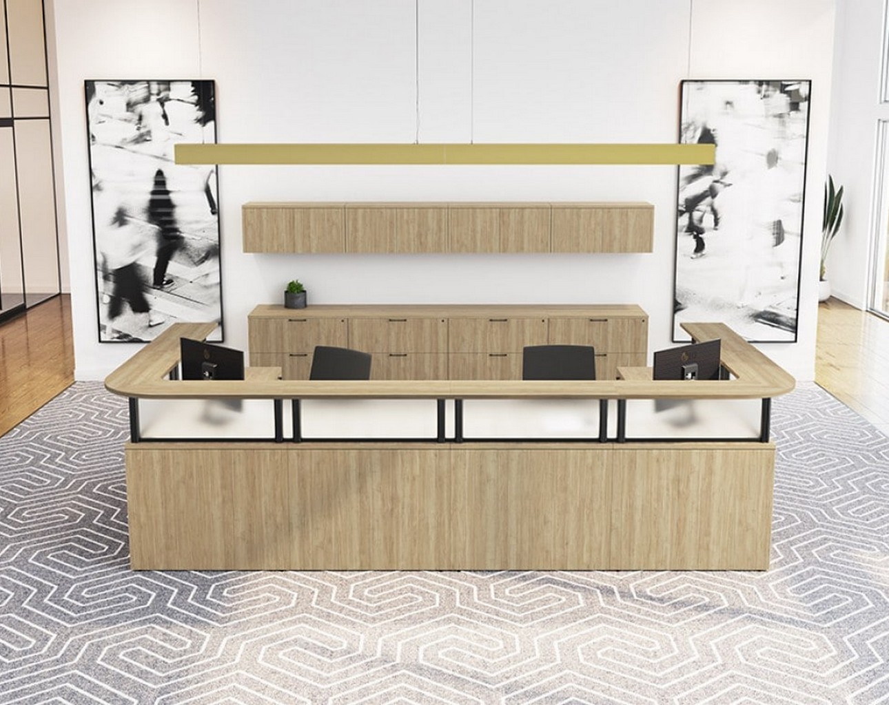 Dual Reception Desk - C1.A