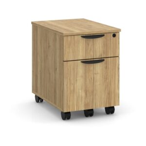 PL1007 Locking Mobile Box File Pedestal - Aspen