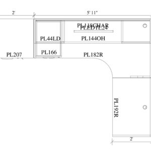 Classic Corner Desk - Package 11-CC - Image 3
