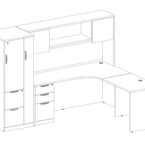 Classic Corner Desk - Package 11-CC - Image 2