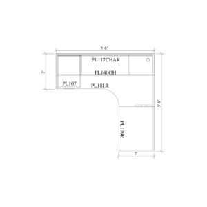 Corner Shaped Workstation - Package 8-CC - Image 3