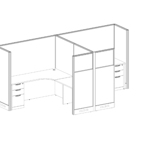 Solero 71″ x 71″ Workstation Package - S4 - Image 4