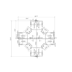 Solero 71″ Quad Workstation Package - S1 - Image 5