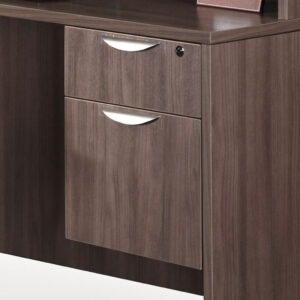 Classic L Shaped Desk with Two Box / File Storage Pedestals - Image 3