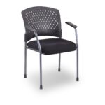agenda II stackable guest chair with arms