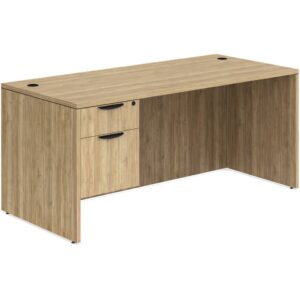Classic Desk with Storage Pedestal - Image 1