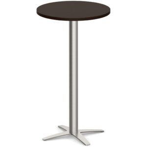 Round Bistro Table with Metal Cross Base - Image 6