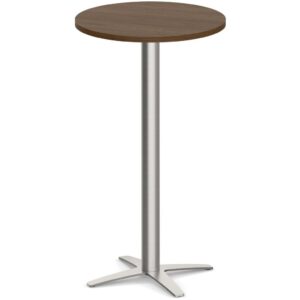 Round Bistro Table with Metal Cross Base - Image 5