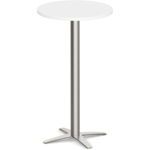 Round Bistro Table with Metal Cross Base - Image 3