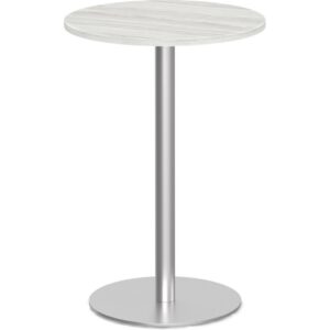 Round Bistro Table with Round Metal Base - Image 4
