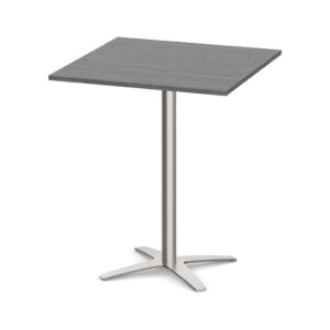 Square Bistro Table with Metal Cross Base - Image 4