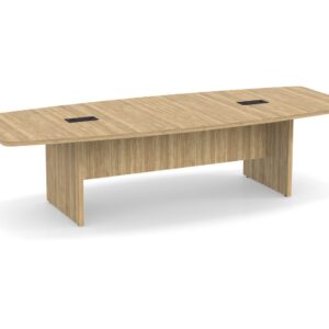 Classic Boat Shaped Boardroom Table - Image 5