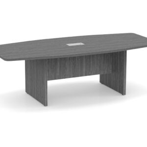 Classic Boat Shaped Boardroom Table - Image 4