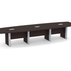 Classic Plus Boat Shaped Boardroom Table - Image 6