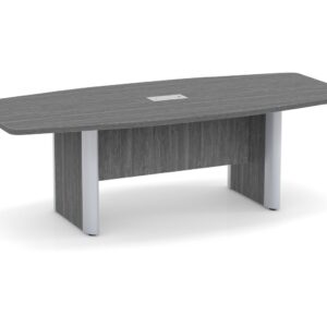 Classic Plus Boat Shaped Boardroom Table - Image 3