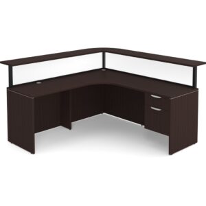 Borders Reception Desk - Left Hand Return - Image 4