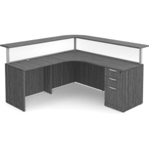 Borders Reception Desk - Left Hand Return - Image 2