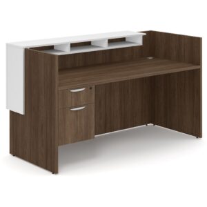 Gallery Reception Desk with Reception Ledge Package - B8 - Image 7