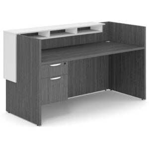 Gallery Reception Desk with Reception Ledge Package - B8 - Image 5