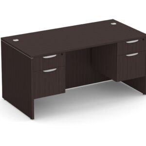 Classic Desk with Double Storage Pedestals - Image 6