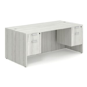 Classic Desk with Double Storage Pedestals - Image 1