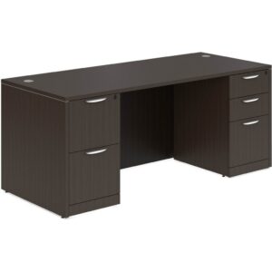 Classic Desk with Double Full Storage Pedestals - Image 5