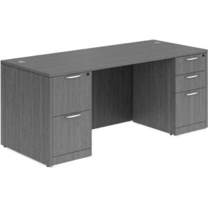 Classic Desk with Double Full Storage Pedestals - Image 1
