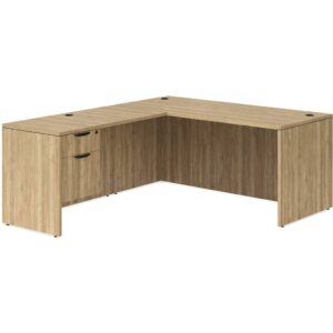Classic L Shaped Desk with Storage Pedestal - Image 5