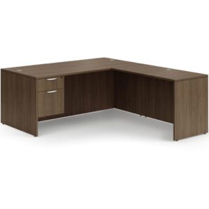 Classic L Shaped Desk with Storage Pedestal - Image 7