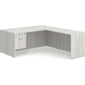 Classic L Shaped Desk with Storage Pedestal - Image 2